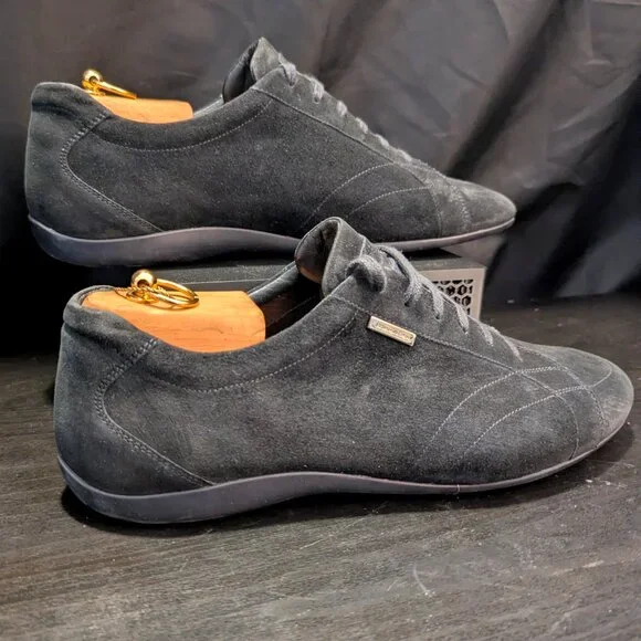 Ermenegildo Zegna Sneakers Suede black 11.5